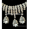 Ensembles de bijoux bon marché Party nuptiale strass Collier et boucles d&#39;oreilles BridalJewelry Sets Design for Wedding